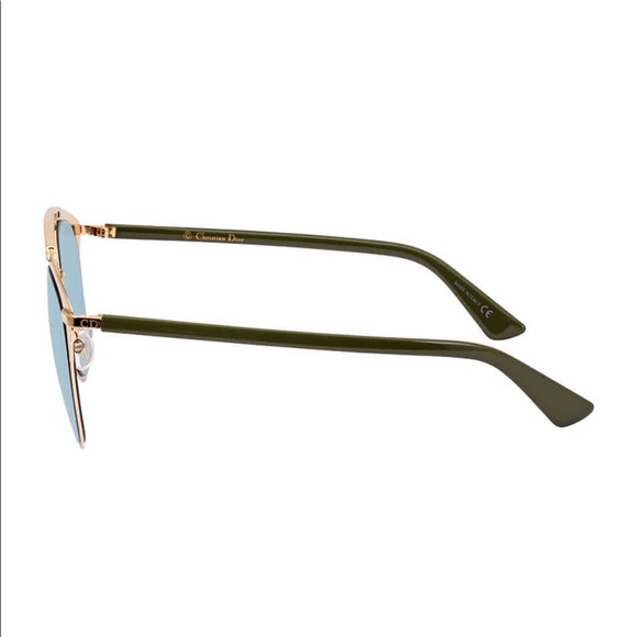 DIOR Reflective Azure Mirrored Aviator Sunglasses - Picture 3 of 3